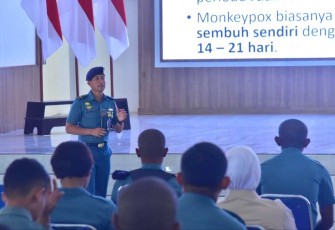 Sosialisasi pencegahan cacar monyet jajaran Koarmada III Sorong
