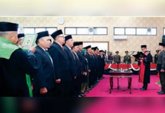 Pelantikan Anggota DPRD Kota Blitar Periode 2024-2029