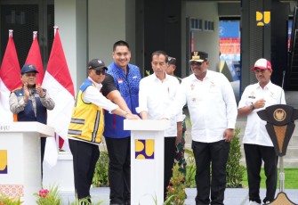 Presiden Joko Widodo saat peresmian venue di Aceh