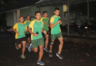 Lari pagi prajurit Menarmed 2 Kostrad 