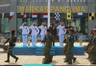 Peringatan HUT Ke-79 TNI AL di Papua