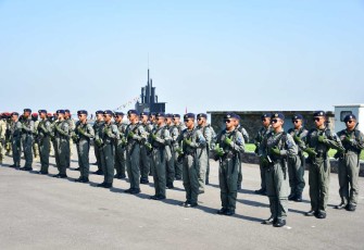 Upacara peringatan HUT Ke-65 Hiu Kencana, di Surabaya, Jum'at (13/9)