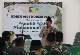 Peringatan Maulid Nabi Muhammad SAW di Kodim 0807/Tulungagung 