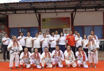 Kalapas Perempuan  Lepas Kontingen Kempo.