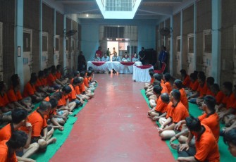 Lapas Kelas I Medan Lakukan Tes Urine Warga Binaan Peserta Rehabilitasi Sosial Sebanyak 100 Orang.