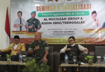 Dandim 0806/Trenggalek Letkol Czi Yudo Aji Susanto