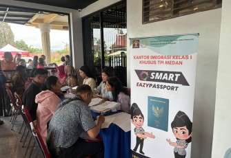 Imigrasi Medan Melayani Pengurusan Paspor.