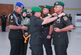 Tiga Komandan Korem di Sertijab oleh Pangdam I/BB