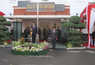 Upacara peringatan Hari Kesaktian Pancasila di Madiun 