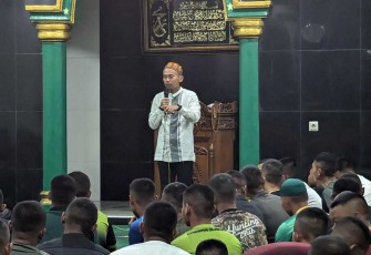 Doa bersama prajurit Yonarmed 12 Kostrad 