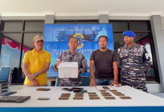Penemuan amunisi di perairan Pantai Labani, Nabire