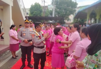 Rangkaian Acara Pisah Sambut Kapolrestabes Medan.