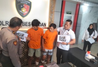 Target Operasi Dua Pelaku Curanmor di Tembak Petugas Unit Jatanras Sat Reskrim Polrestabes Medan.