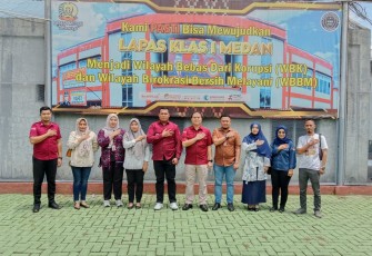 Lapas Kelas I Medan Lakukan Koordinasi Bersama KPU Medan