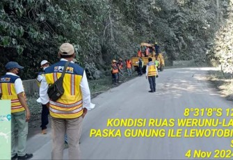Pasca kondisi erupsi gunung Lewotobi Laki-laki 