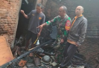 Serka Heru bantu evakuasi kebakaran rumah warga binaannya