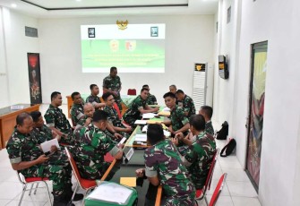 Wasev sterad bidang komsos di Kodim 0802/Ponorogo 