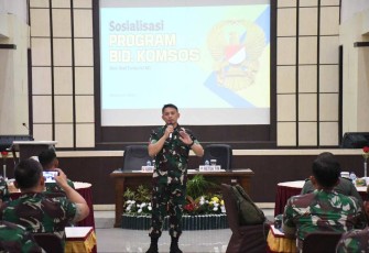 Sosialisasi bidang komsos di Korem 081/DSJ