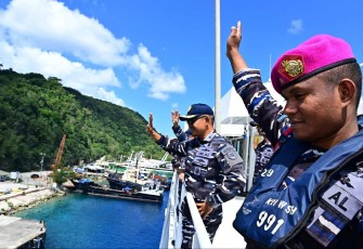 Satgas Port Visit 2024 menuju Papua New Guinea 