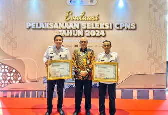 Kemenkumham Dianugrahi Penghargaan dari BKN.