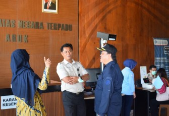 Verifikasi lapangan zona integritas di PLBN Aruk Kabupaten Sambas, Kalbar