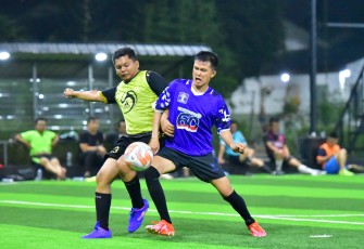 Lapas Kelas I Medan Melaksanakan Kegiatan Fun Mini Soccer.
