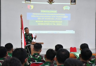 Dandim 0802/Ponorogo Letkol Inf Dwi Soerjono 