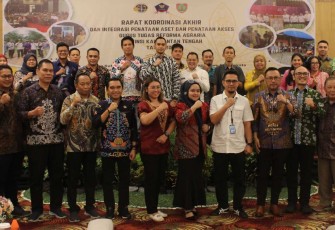 Rakor GTRA Pemprov Kalimantan Tengah di Aquarius Boutique Hotel, Palangka Raya, Rabu (20/11)