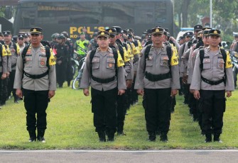 Personel Pengamanan Pilkada 2024 Wilayah Polda Jatim