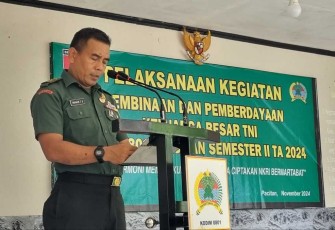 Kasdim 0801/Pacitan Mayor Inf Muhajir