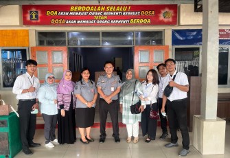 Lapas Kelas I Medan Terima Kunjungan dari Universitas UNPRI.