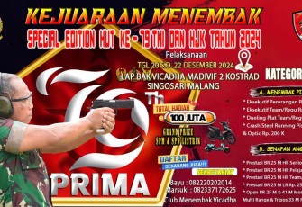 Kejuaraan Menembak Nasional Pangdivif 2 Cup Tahun 2024