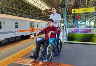 Layanan KAI bagi penyandang disabilitas 