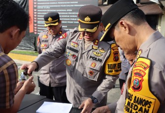 Wakapolrestabes Medan Jelaskan Penggunaan Senjata Api.