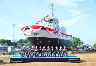 Launching Kapal Harbour Tug di Cirebon, Jum'at (13/12)
