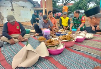 Syukuran di wilayah desa binaan 