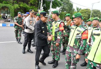 Apel gelar pasukan Operasi Lilin Semeru 2024 di Ponorogo 