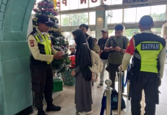 Pengamanan liburan Nataru di stasiun 