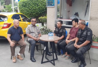 Agung Krisna Apresiasi Pengamanan Nataru Petugas Pengamanan Kanwil Kemenkumham Sumut.