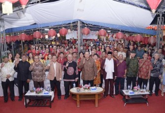 Doa Kebersamaan Imlek 2575 Kongzili Tokoh Lintas Agama, Depok, Sabtu (10/2)