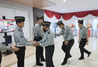 Halalbihalal pegawai Lapas Cilegon, Selasa (16/4)