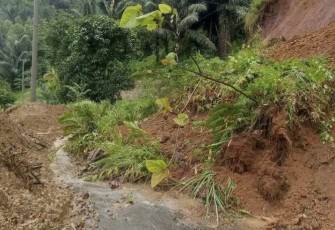 Longsor di Kabupaten Sinjai
