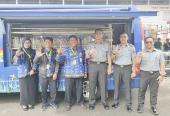 Kadis Perpustakaan Cilegon Kunjungi Lapas 