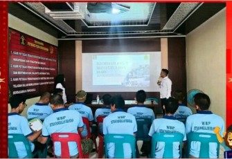 Rutan Kelas IIB Pangkalan Brandan Laksanakan Kegiatan pelatihan.