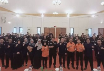 Sebanyak 60 Satuan Tugas (Satgas) Sumber Daya Air (SDA) Dinas Pekerjaan Umum dan Penataan Ruang (DPUPR) Kota Depok dilatih terkait penanganan banjir dan longsor, di Aula Kinasih Resort, Kecamatan Tapos, Selasa (03/09/24)