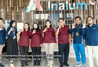 Kanwi Kemenkumham Sumut Kunjungan ke PT INALUM Melaksanakan Pendampingan.