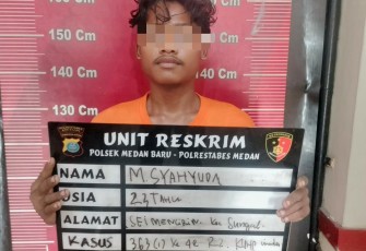 Polsek Medan Baru Tanggkap Pelaku Curanmor di Jalan Jamin Ginting