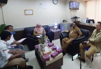 JPKPN Kota Depok saat audensi bersama Dinsos Kota Depok, Senin (9/12)