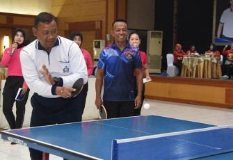 Lomba Tenis Meja Antar Satker