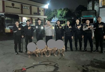 Satuan Samapta Polres Bogor berhasil menggagalkan rencana tawuran yang melibatkan gengster di CiriMekar, Cibinong, Kabupaten Bogor.